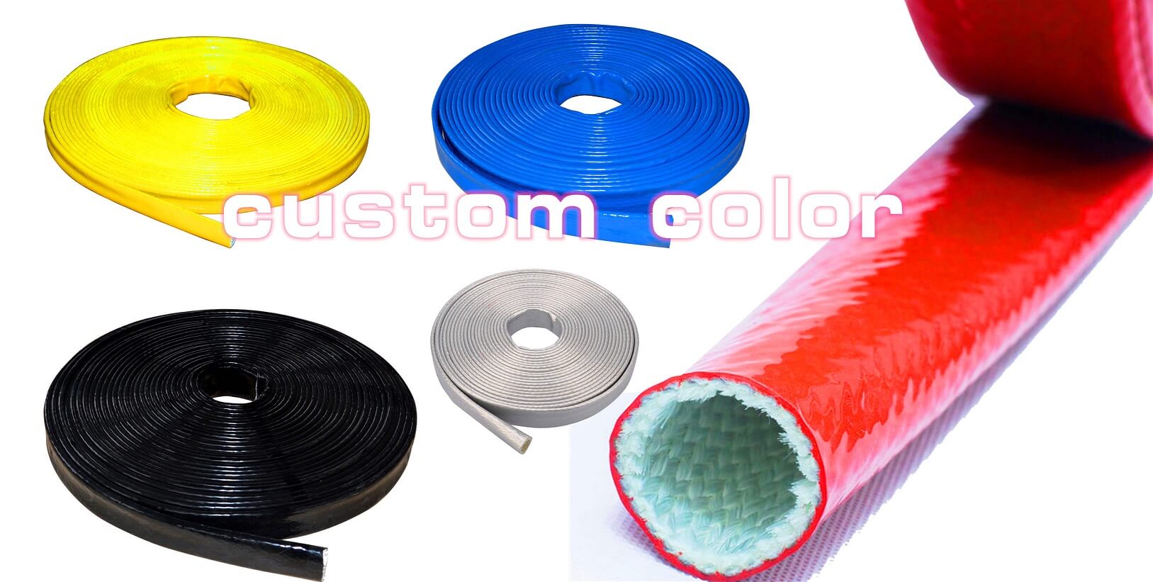 Fireproof/Anti-fire Fiberglass Insulation Sleeving