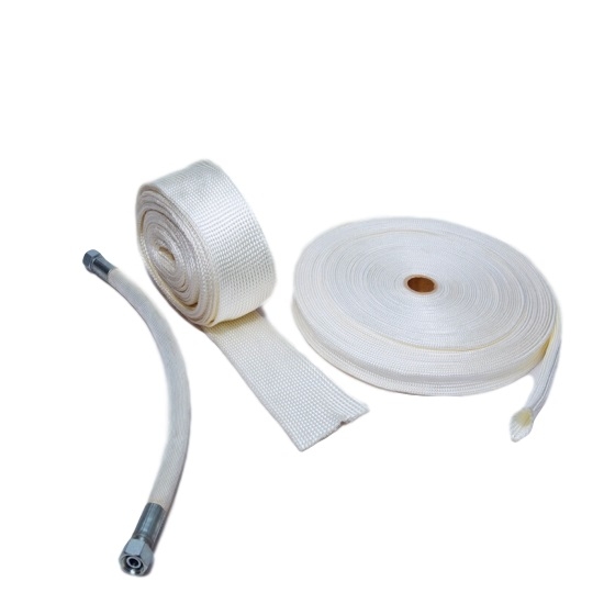 Heat resistant silica fiber sleeve