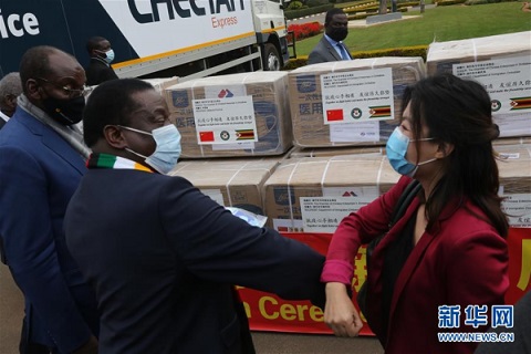 Chinese enterprises donate epidemic prevention materials to Zimbabwe